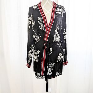 Plus Size Wrap Top Cardigan
